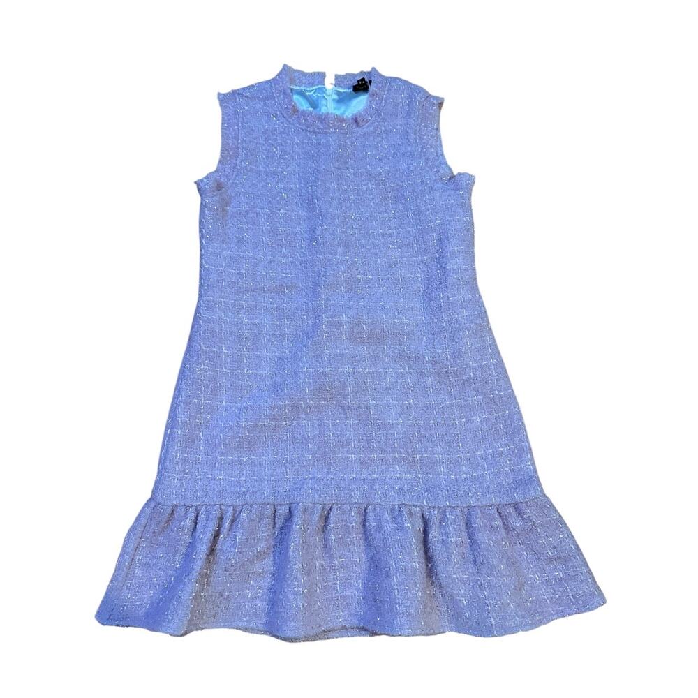 Little Olin Lilac Ruffle Dress FW23 b